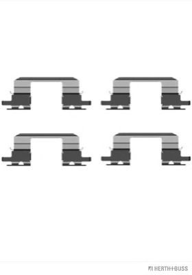 HERTH BUSS JAKOPARTS j3667002 -  Комплектующие, колодки дискового тормоза